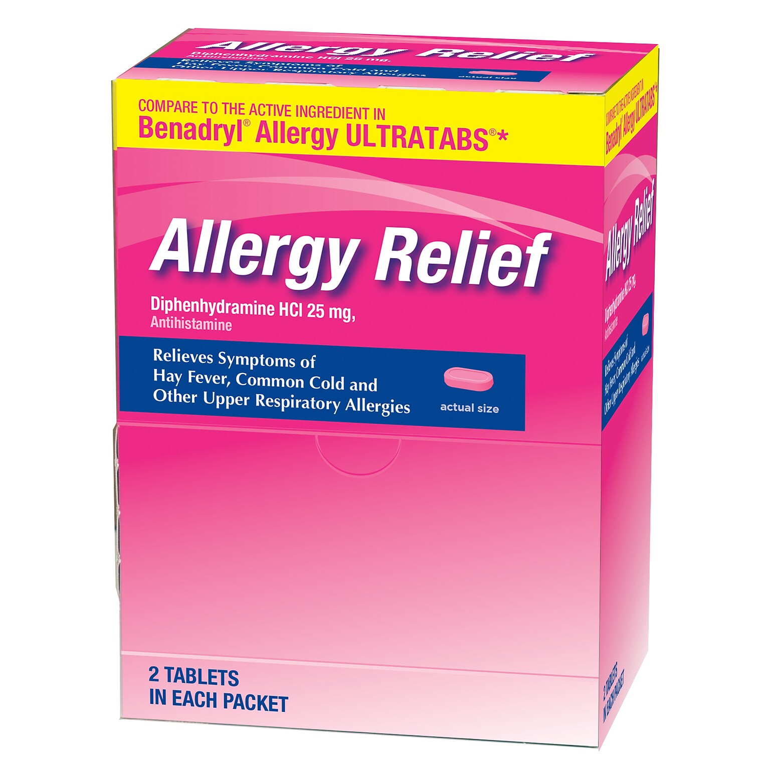 Lil Drugstore Allergy Relief (Compare to Benadryl), 50/Box (LIL97117)