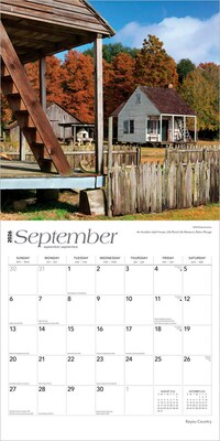 2026 BrownTrout Bayou Country Louisiana Places 12" x 12" Monthly Wall Calendar (9798330702336)