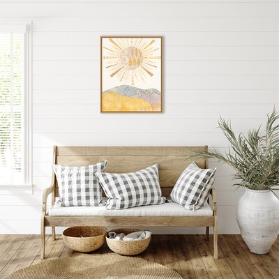 Amanti Art Boho Sunshine II by Courtney Prahl Framed Canvas Wall Art Print, 23" x 28" (A42675516538)