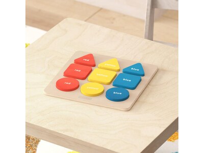 Flash Furniture Bright Beginnings Basic Shapes STEM Puzzle Board (MK-MK00590-GG)