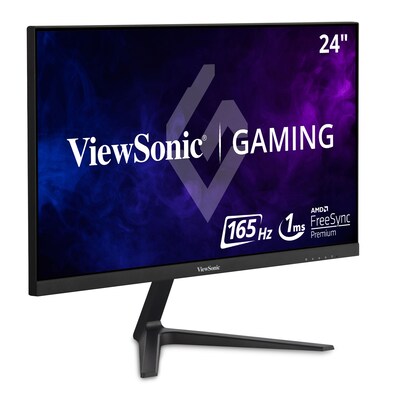 ViewSonic FHD 24 165 Hz LCD Gaming Monitor, Black (VX2418-P-MHD)
