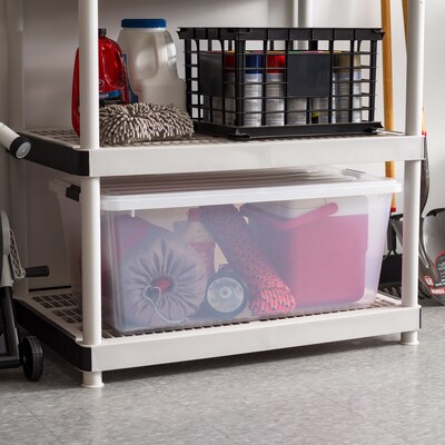 IRIS 91 Qt. Storage Box, Clear (CB-80)