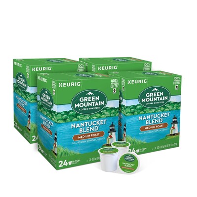 Green Mountain Nantucket Blend Coffee Keurig® K-Cup® Pods, Medium Roast, 96/Carton (6663)