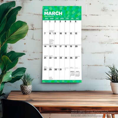 2027 BrownTrout Large Print 12" x 12" Monthly Wall Calendar (9798330712755)