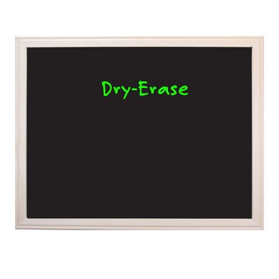 Flipside Dry-Erase Blackboard, Wood Frame, 18 x 24 (17920)