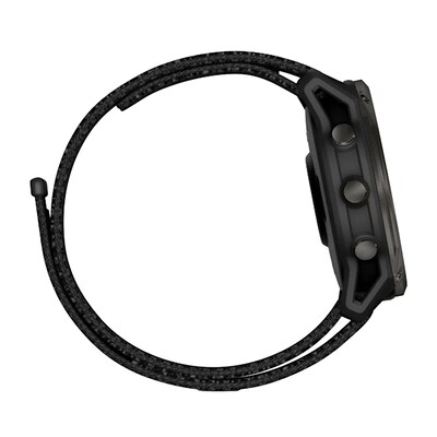 Garmin Enduro 3 Multisport Solar GPS Smartwatch, Carbon Gray Titanium Bezel with Black UltraFit Nylon Strap (010-02751-00)