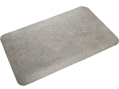 Crown Mats Workers-Delight Slate Anti-Fatigue Mat, 36 x 144, Light Gray (WX 1232LG)