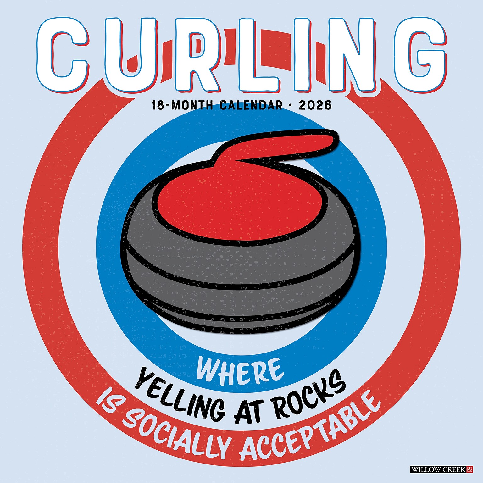 2026 Willow Creek Curling 12 x 12 Monthly Wall Calendar (56998)
