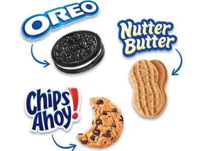 Nabisco Cookies Variety Pack, 16.36 oz., 10 Packs/Box (4400007836)