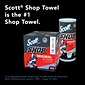 Scott Shop Towels Original, Blue, 55 Sheets/Standard Roll, 6 Rolls/Pk (75180)