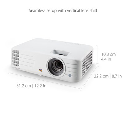 ViewSonic 1080p Home Theater Projector with 3500 Lumens and Powered USB, White (PX701HDH)