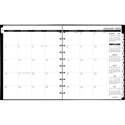 2026 AT-A-GLANCE Move-a-Page 8.75" x 11" Weekly & Monthly Appointment Book, Poly Cover, Black (70-950E-05-26)