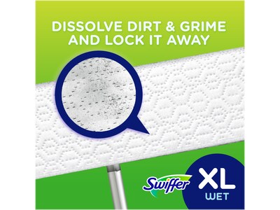 Swiffer Sweeper XL Dry + Wet Sweeping Kit, Multicolor (01096)