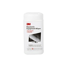 3M Electronic Equipment Cleaning Wipes, Unscented, Non-abrasive, Safe For Most Surfaces, 80 Wipes (C