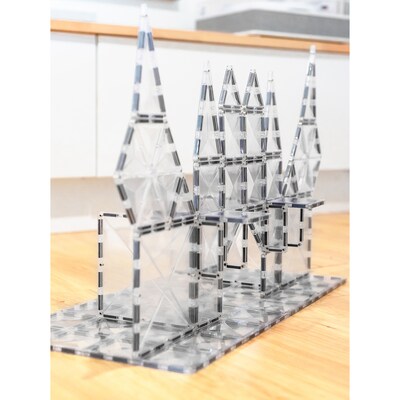 Connetix Magnetic Tiles Clear Starter Pack, 34 Pieces (CNTC00034ST)