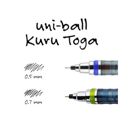 uni Kuru Toga Mechanical Pencil, 0.5mm, #2 Hard Lead (1751934)