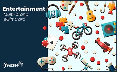 $25 Prezzee ENTERTAINMENT eGift Card - Choose from 10 Top Brands