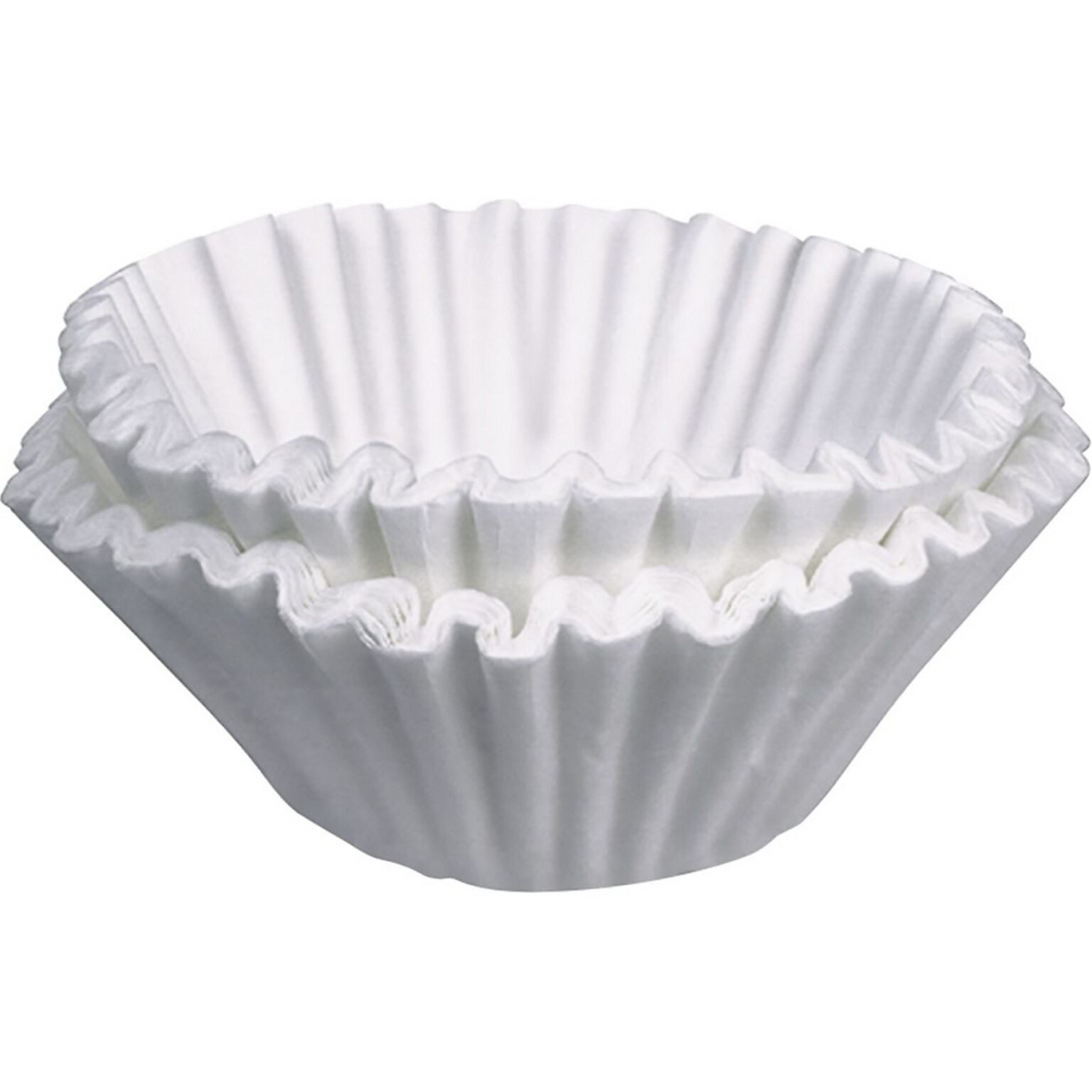 Bunn 12-Cup Paper Coffee Filter, Basket, 500/Bag, 2 Bags/Case (20122.0000)