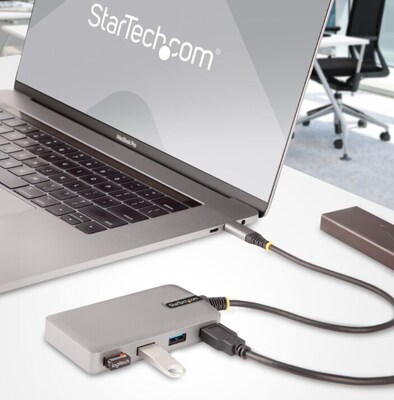 StarTech 4-Port USB-C Hub, Gray (5G4AB-USB-C-HUB)