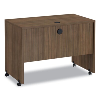 Alera Valencia Series Mobile Workstation Desk, Modern Walnut (ALEVA204224WA)