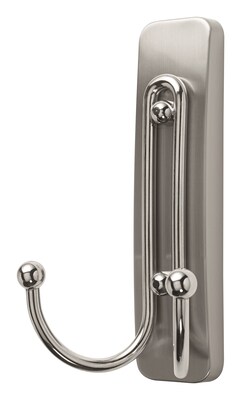Command Large Hook, 4 lb., Brushed Nickel (17036BN-ES)