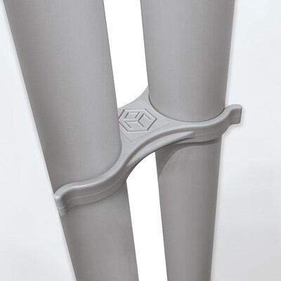 MooreCo Inklud Double Sided Magnetic Mobile Dry Erase Whiteboard, 46"H x 26"W (59080)