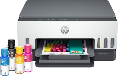 HP Smart Tank 6001 Wireless Color Inkjet Printer, All-In-One Supertank, Print, Scan, Copy (2H0B9A#B1
