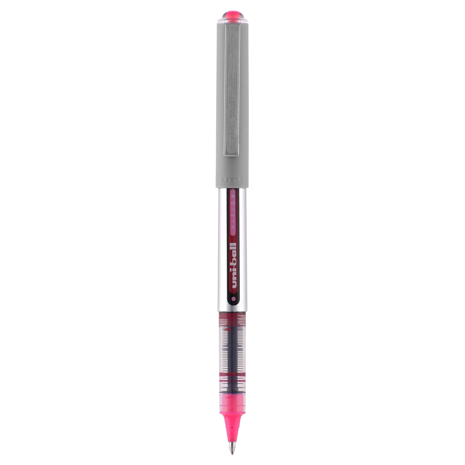 uniball Vision Designer Rollerball Pens, Fine Point, 0.7mm, Passion Pink Ink (60384)