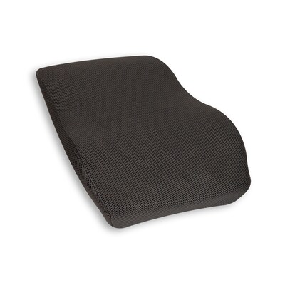 Mind Reader Memory Foam Ergonomic Lower Back Cushion Office Chair Support, Gray (VERTBACK-GRY)