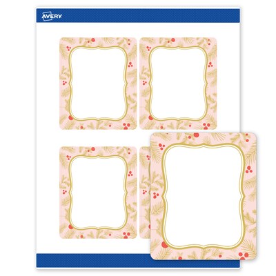 Avery Rectangle Multipurpose Labels, 4 x 3-1/3, White, 40/Pack (19479370487)