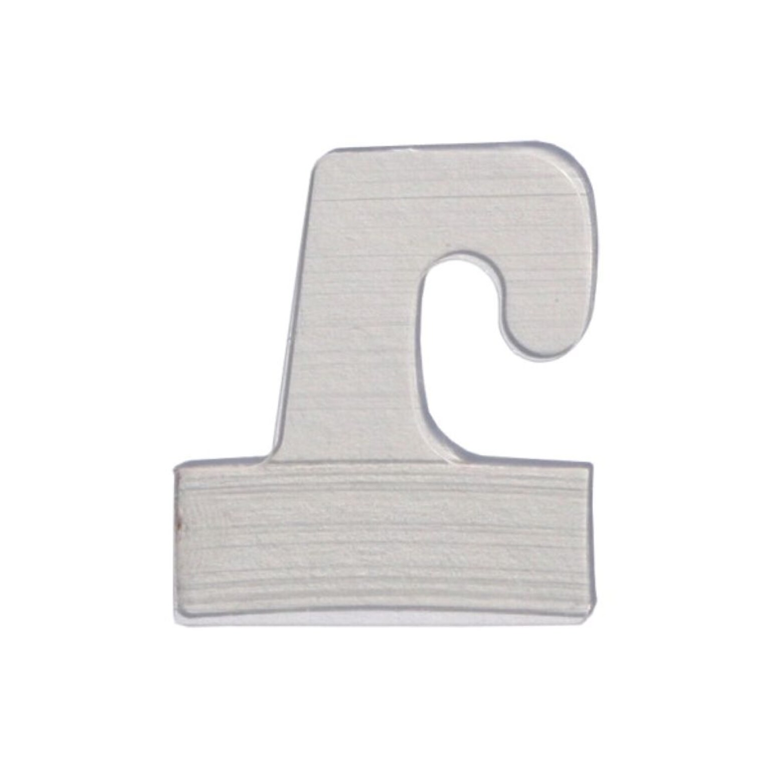 Nahanco Plastic Hooks, Clear, 500/Carton (NHH1C)