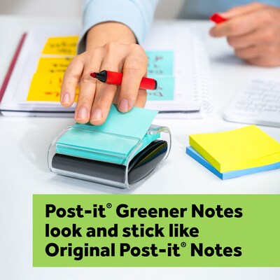 Post-it Recycled Pop-up Notes, 3" x 3", Sweet Sprinkles Collection, 100 Sheet/Pad, 12 Pads/Pack (R330RP12AP)