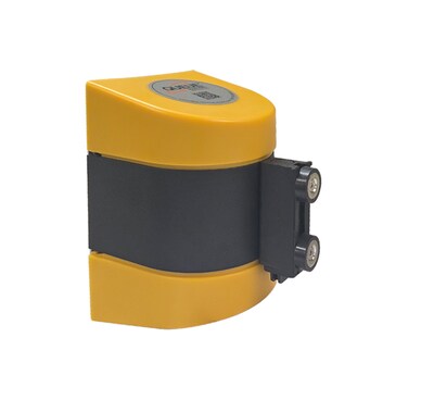WallPro 400 Wall-Mountable 15' Retractable Belt Barrier, CAUTION DO NOT ENTER, Yellow/Black (WPM400Y-YBC15)