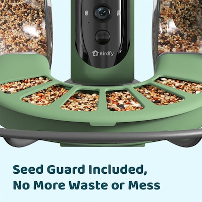 Birdfy Feeder 2 Pro with Dual-Lens Camera, Solar Panel and Free AI Lifetime Subscription, Green (EPPAMBNI8612100)