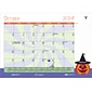 2024-2025 House of Doolittle Seasonal Holiday Depictions 22" x 17" Academic Monthly Desk Pad Calendar (1395-25)
