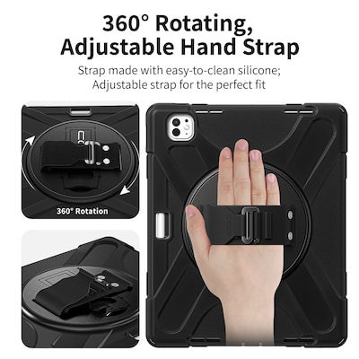 CODi iPad Essentials Bundle: Rugged Case 13" Pro (M4/M5) + Screen Protector, Black (TK000008)