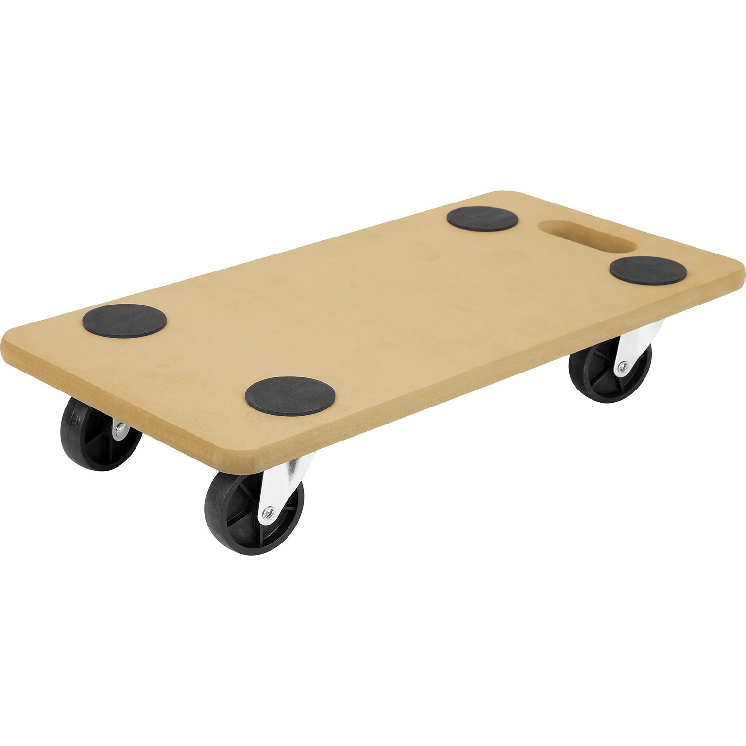 Mount-It! Small Platform Mover Dolly, 220 lb. Capacity, Light Brown (MI-925)