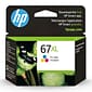 HP 67XL Tri-Color High Yield Ink Cartridge (3YM58AN#140), print up to 200 pages