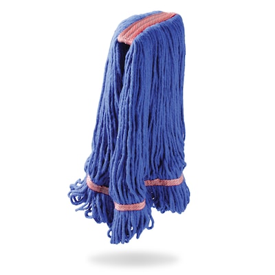 Libman String Mop Head, #24, Blue 6/Carton (0968006)