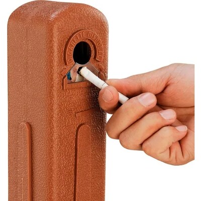 Global Industrial Outdoor Ashtray, 1-1/2 Gallon, Terracotta (261391RG)