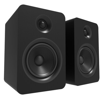 Kanto YU Passive 5.25 Speakers with 1 Silk Dome Tweeter and 5.25 Kevlar Woofer, Black, Pair (YUP6
