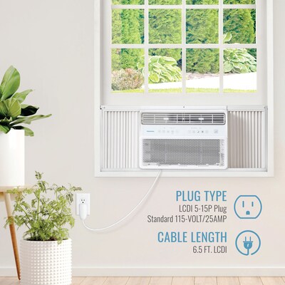 Keystone Energy Star 115-Volt 12,000 BTU Window Air Conditioner with Remote, White (KSTAW121WA)