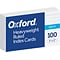 Oxford Heavyweight Lined Index Cards, 3 X 5, White, 100 Cards/Pack (OFX63500)