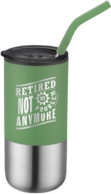 POD ELEMENT TUMBLER WITH STRAW 16OZ