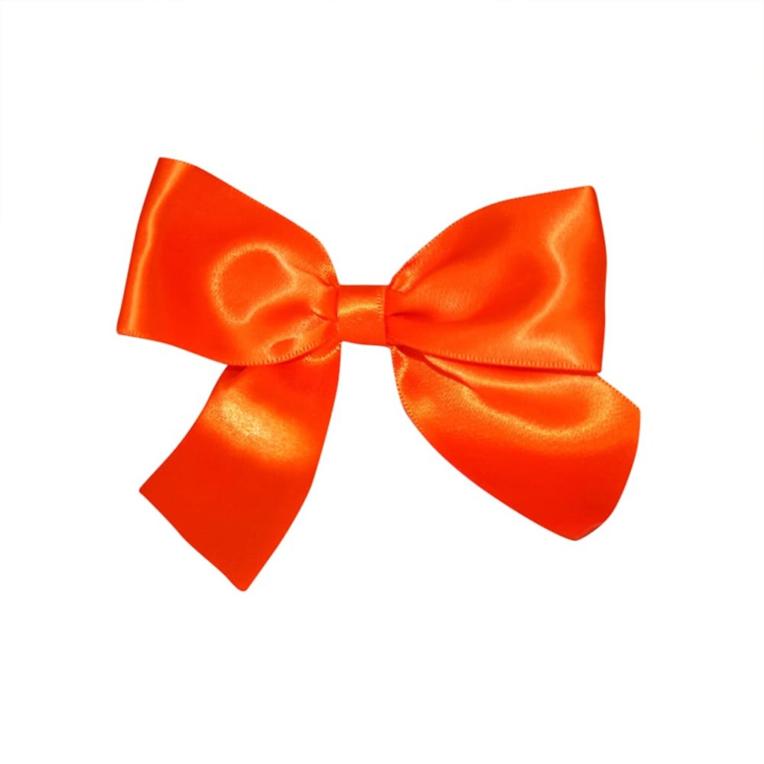 JAM Paper Satin Bows, Orange, 50/Pack (52640349227)