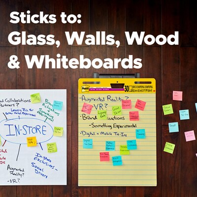 Post-it Super Sticky Easel Pad, 25" x 30", Lined, 30 Sheets/Pad, 2 Pads/Carton (561)