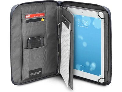 Solo New York Re:cycled Wave 11" Tablet Padfolio, Navy (UBN173-5)