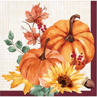 Say Hooray! Fall Feast Tableware Kit, Multicolored, 49/Pack (DTC9389E2A)
