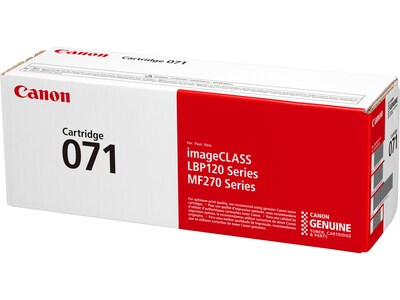 Canon 071 Black Standard Yield Toner Cartridge (5645C001)