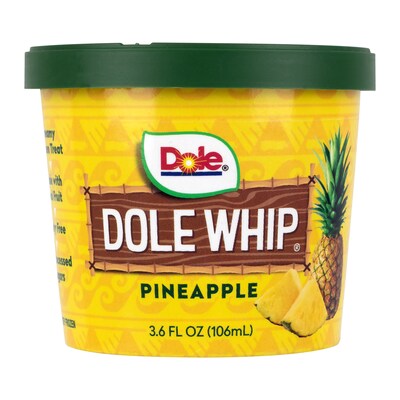 Dole Whip Gluten Free Pineapple Frozen Treat, 3.6 oz., 24/Pack (220-02836)